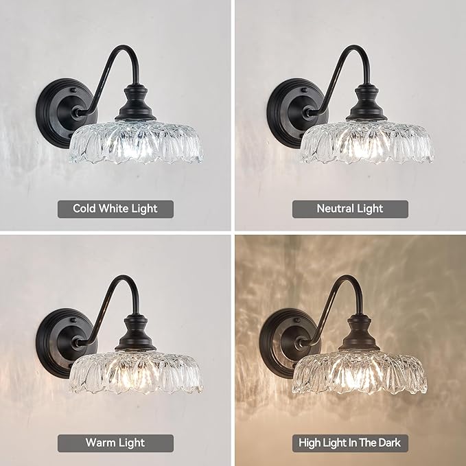 HDDFL Modern Wall Scone Bedside Wall Lamp Matte Black Bedroom Light Fixtures in Door Lighting Fixture for Living Room Hallway Corridor