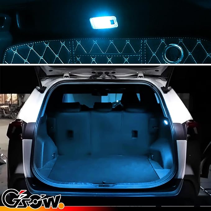 Led Luggage Compartment Light for Toyo-ta RAV4 2022 2023 2024 2025, Cargo Lamps Decorative Atmosphere Lamp, Rav4 accessories Trunk Ceiling Lighting, 1 PC, Ice Blue