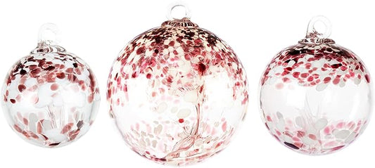 Dale Tiffany Hand Blown Glass, 3" Diameter Enchanted, Tree of Life Collection, Witch Globe Hanging Garden Indoor/Outdoor Decorative Ornament Gazing Ball