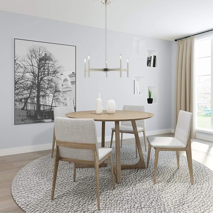 Livex Lighting 5 Lt Brushed Nickel Chandelier