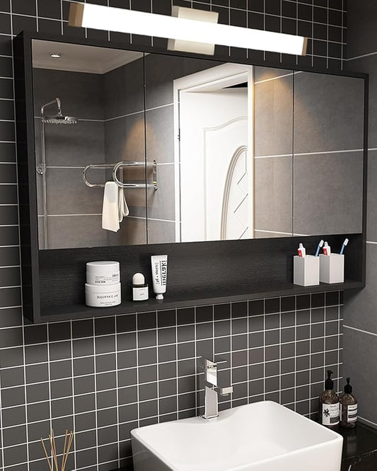 Bathroom Vanity Light Brushed Nickel Square LED 24 inch 14W 4000K Natural White Light Wall Bar Lighting Fixtures Over Mirror (Brushed Nickel, 24in)