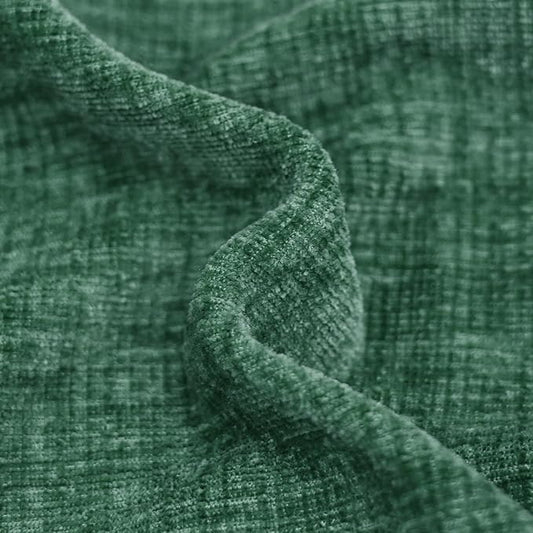 CaliTime Christmas Throw Pillow Covers Decorative 20 X 20 Inches Pack of 2 Cozy Chenille Cushion Cases for Couch Sofa Bed Living Room Home Dark Green