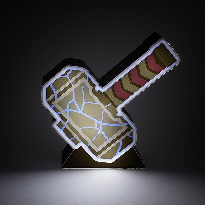 Marvel Official Licensed Thor's Hammer Accent Light, Superhero Box Icon, Avengers Character Lamp, 16.9 inches Light by Paladone