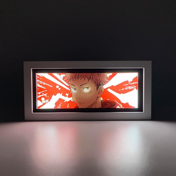 Yuji Itadori (Shibuya) Light Box - Jujutsu Kaisen – Anime Lamp Figure Night Light – 3D Anime Room Décor Gift for Otaku