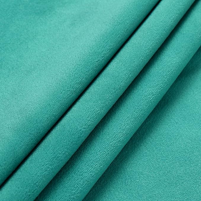 NiNi ALL Decorative Throw Pillow Covers Velvet 28x28 Inch Pack of 2 Aqua Green Cushion Covers Soft for Couch Sofa Bedroom Living Room Outdoor