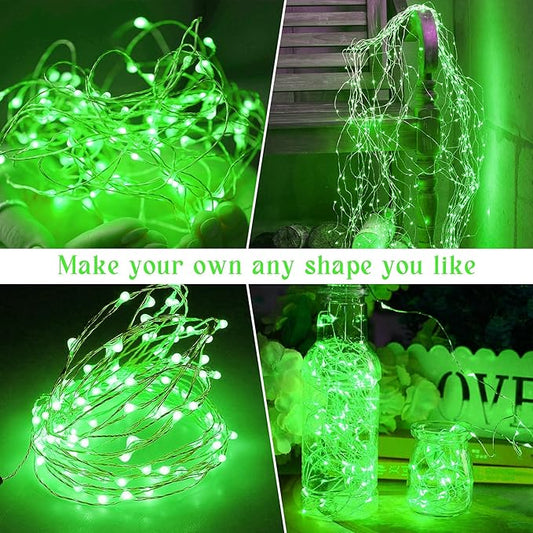 Selarlyt Solar String Lights for Outside, 72Ft 200 LED Solar Fairy Lights with 8 Modes, Solar Powered Fairy Lights Waterproof for Christmas Tree Garden Party Wedding Decor.(Green)