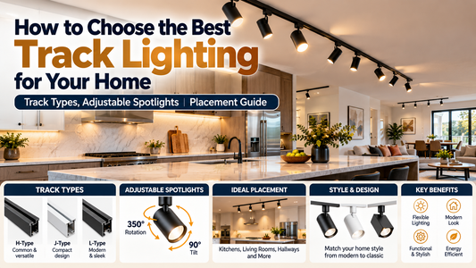 Learn how to choose the best track lighting for your home. Compare track types, LED spotlights, fixture styles and placement tips for kitchens and living rooms.