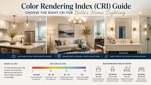 How to Choose the Right Color Rendering Index (CRI) for Better Home Lighting