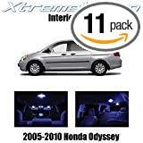 XtremeVision Interior LED for Honda Odyssey 2005-2010 (11 Pieces) Blue Interior LED Kit + Installation Tool