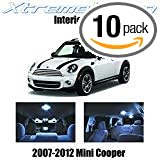 XtremeVision Interior LED for Mini Cooper 2007-2012 (10 Pieces) Cool White Interior LED Kit Package+ Installation