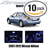 XtremeVision Interior LED for Nissan Altima Sedan 2007-2012 (10 Pieces) Blue Interior LED Kit + Installation Tool