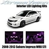 XtremeVision Interior LED for Subaru Impreza WRX STI Sedan 2008-2013 (6 Pieces) Pink Interior LED Kit + Installation Tool
