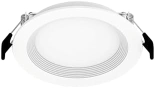 RGBW Smart LED Edge-Lit Wafer – 4 or 6 Recessed Downlight|RGB + Tunable White 2200K–6500K | Bluetooth Mesh|Lightcloud Blue App Control|IC & Wet Rated|Smooth or Baffle Trim|90+ CR (WFR4B/RGB.)