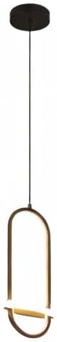 Brikey Black LED Hanging & Pendant Light, Dimmable Lamp for Living Room, Dining Room, Bedside