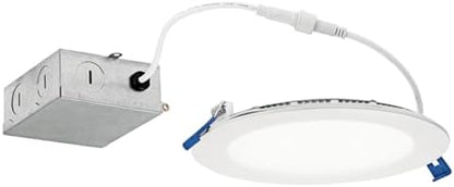 Kichler Direct-to-Ceiling 6 inch Round Slim 30K LED Downlight in White