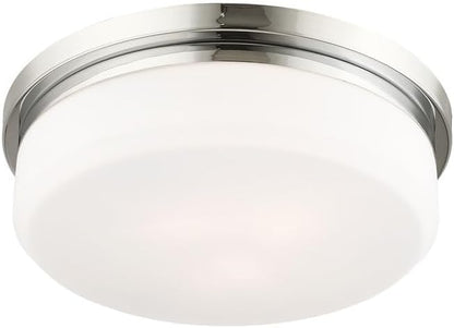 Livex Lighting 7393-05 Isis 3 Light Ceiling Mount or Wall Mount, Chrome