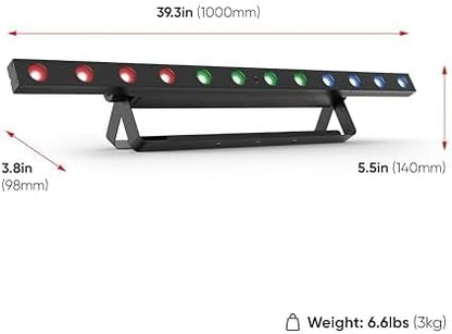 CHAUVET DJ – COLORband T3BT ILS Linear Wash Light | Full-Size RGB Wash with Bluetooth Control, ILS Instant Light Shows, D-Fi USB Wireless DMX, Three-Zone Effects, Stage and Event Lighting