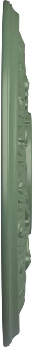 15 3/8"OD x 4 1/4"ID x 1 1/2"P Baltimore Ceiling Medallion (Fits Canopies up to 5 1/2"), Hand-Painted Athenian Green
