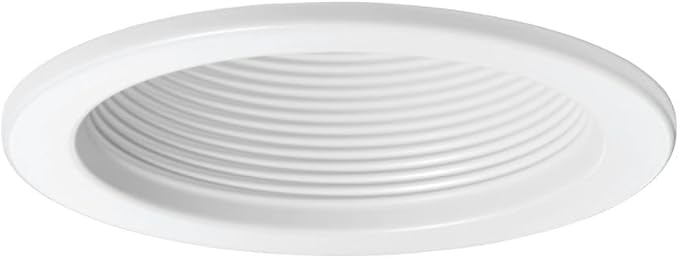 Juno VuLite 4" Recessed Light Trim, Air-Loc and Wet Rated Recessed Lighting Trim for New Construction and Remodel, Downlight Baffle Trim with Torsion Springs, Fits IC23, IC22, IC22R Can Light Housings