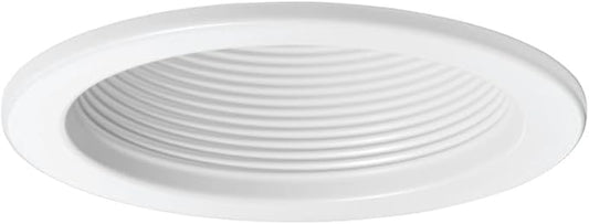 Juno VuLite 4" Recessed Light Trim, Air-Loc and Wet Rated Recessed Lighting Trim for New Construction and Remodel, Downlight Baffle Trim with Torsion Springs, Fits IC23, IC22, IC22R Can Light Housings