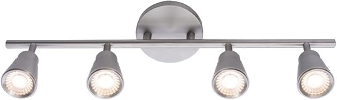 WAC Lighting, Solo 4 Light LED Energy Star Fixed Rail 3000K in Brushed Nickel