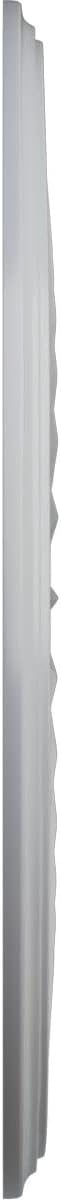 33 1/8"OD x 3 1/2"ID x 1 3/8"P Leandros Ceiling Medallion (Fits Canopies up to 5"), Hand-Painted Frost
