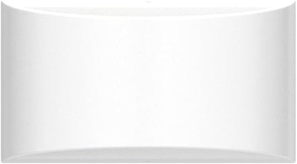 Aipsun Aluminum Modern Indoor LED Wall Sconce Interior Wall Lights 1 Pack Hardwired Up and Down Wall Mount Light for Living Room Bedroom Hallway Corridor Warm White 3000K(with G9 Bulbs)