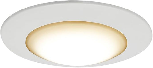 LEDVANCE 16W LED Light Disk, 5 CCT 2700/3000/3500/4000/5000K, Dimmable, 1200 LMS, 90 CRI, Wet Rated, Frosted Finish - 1 Pack (62447)