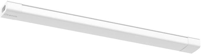 orenm Plug and Play Linkable Waterproof LED Tube Light 2FT 18W 5000K with Switch Cord Easy Installed on Ceiling or Wall Without Wiring for LED Garage Light Under Cabinet Light LED Shop Light (2FT)