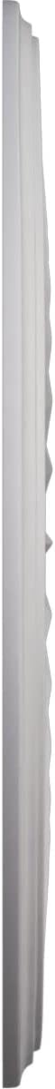 33 1/8"OD x 3 1/2"ID x 1 3/8"P Leandros Ceiling Medallion (Fits Canopies up to 5"), Hand-Painted Ultra Pure White