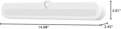 T01L LED Closet Light - BLS Super Bright 20 LED Under Cabinet Lighting Battery Powered/DC Input Wireless Motion Sensing Light, Auto On Off Switch, Motion Sensor & Light Sensor, 2 Pack
