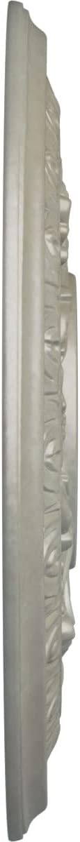 Ekena Millwork CM15BAFLS 15 3/8"OD X 4 1/4"ID X 1 1/2"P Baltimore Ceiling Medallion Fits Canopies Up to 5 1/2", Flash Gold