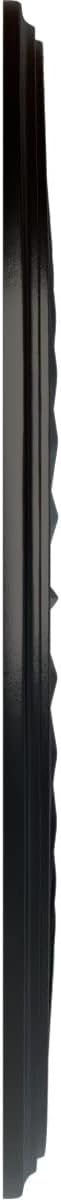 Ekena Millwork CM33LEBLF 33 1/8"OD X 3 1/2"ID X 1 3/8"P Leandros Ceiling Medallion Fits Canopies Up To 5", Jet Black