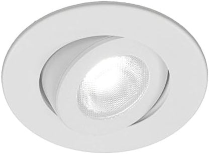 NICOR Lighting 2 inch LED Gimbal Downlight in White, 2700K (DLG2-10-120-2K-WH)