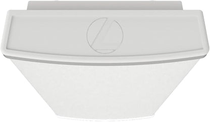 Lithonia Lighting TruWrap 4 Foot LED Ceiling Light Fixture, Low-Profile Wraparound LED Shop Light, Adjustable Lumens, Selectable Warm White/Cool White/Daylight Color, Curved Diffuser, Narrow Width