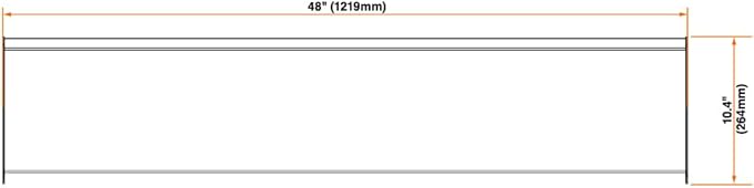 LEDVANCE 4-Ft Performance Class Dual Selectable Wrap HNG LED Luminaire, 30/40/50/60W, 3500/4000/5000K, 4290/5680/7050/8400 LMS, Dimmable - 1 Pack (64118)