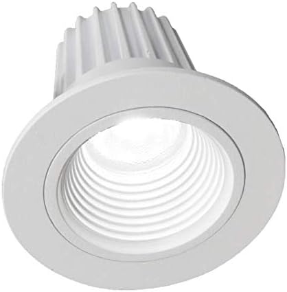 NICOR Lighting 2 inch LED Retrofit Downlight with Baffle Trim in White, 2700K (DLR2-10-120-2K-WH-BF)