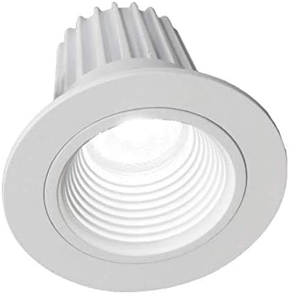NICOR Lighting 2 inch LED Retrofit Downlight with Baffle Trim in White, 2700K (DLR2-10-120-2K-WH-BF)