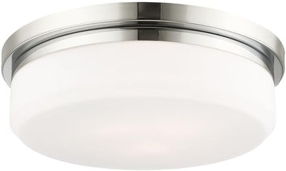 Livex Lighting 7393-05 Isis 3 Light Ceiling Mount or Wall Mount, Chrome