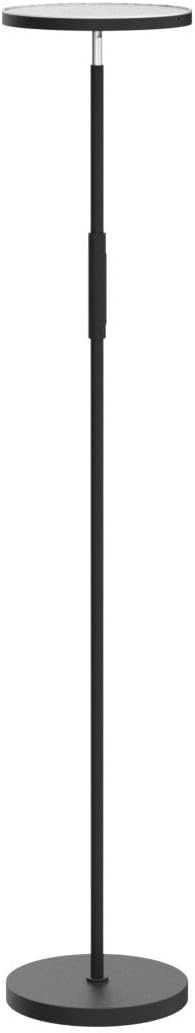 Yikuneng Super Bright Floor Lamp for Living Room, Stepless Dimmable LED Standing Lamp with Remote and Touch Control, 69” Tall Torchiere Corner Lamp for Bedroom Office Hotel, Black