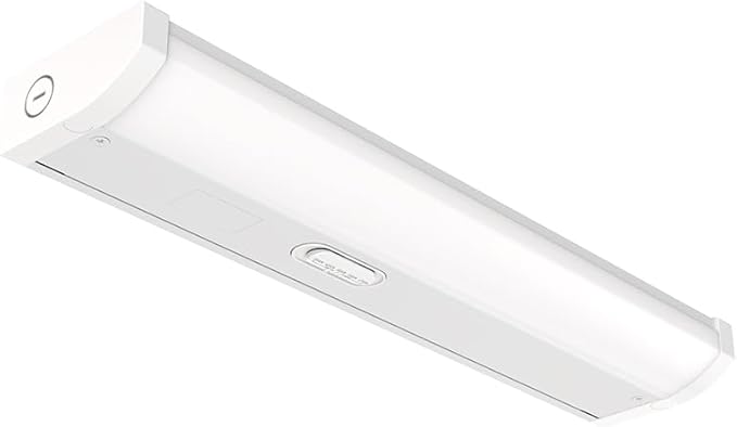 Juno UCES 12 Inch LED Under Cabinet Lighting, LED Kitchen Cabinet Light Fixture Hardwired, Dimmable, Damp Rated, Selectable Soft, Warm, Neutral, Cool, Daylight White Light (UCES 12IN SWW5 90CRI WH M6)