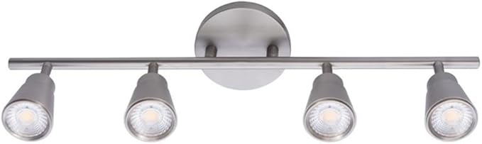WAC Lighting, Solo 4 Light LED Energy Star Fixed Rail 3000K in Brushed Nickel