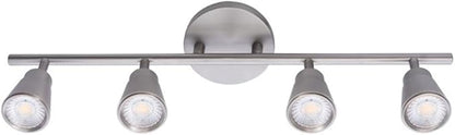 WAC Lighting, Solo 4 Light LED Energy Star Fixed Rail 3000K in Brushed Nickel