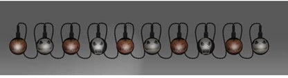 Disney Nightmare Before Christmas Decorative Hanging String Lights, 10 Lights,11.5 Feet Long