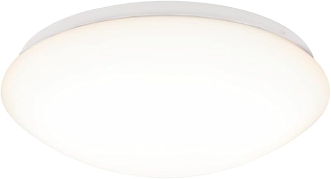 Maxxima 14 in. LED Flush Mount Ceiling Mushroom Light Fixture - Indoor Dimmable Dome Light, 3000K Warm White, 1600 Lumens, Ideal for Bedroom, Kitchen, and Entryway