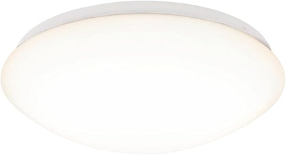 Maxxima 14 in. LED Flush Mount Ceiling Mushroom Light Fixture - Indoor Dimmable Dome Light, 3000K Warm White, 1600 Lumens, Ideal for Bedroom, Kitchen, and Entryway