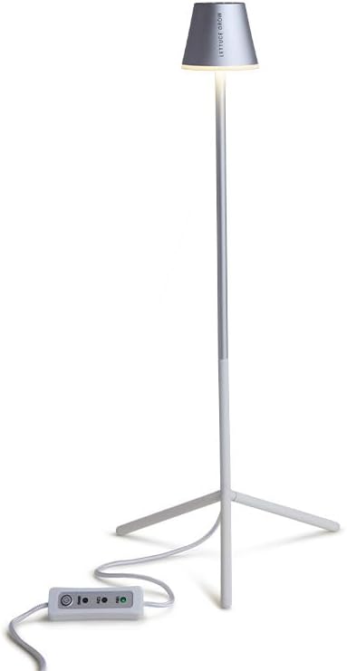 Lettuce Grow Glow Lamp – Sleek Under-Cabinet LED Grow Light for Indoor Edible Garden – Full-Spectrum System with Automatic Timer – Supports Herbs & Greens, Home Decor & Gifting
