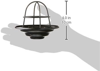 Enbrighten Cafe Add-On Accessory Lens Shades, Oil-Rubbed Bronze Finish Lens Shades, Easy-to-Install, for use with Enbrighten Cafe String Lights, 35877, 6 Count (Pack of 1)