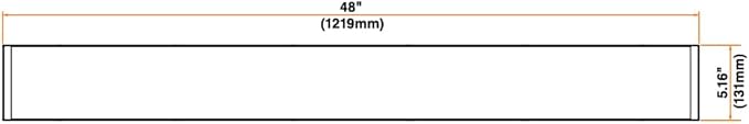 LEDVANCE 4-Ft Dual Selectable Wrap FVL LED Luminaire, 30/40/50W, 3500/4000/5000K, 4260/5640/7000 LMS, Dimmable, Mounting Accessories Included - 1 Pack (64116)