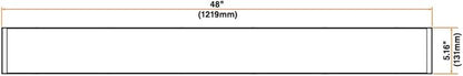 LEDVANCE 4-Ft Dual Selectable Wrap FVL LED Luminaire, 30/40/50W, 3500/4000/5000K, 4260/5640/7000 LMS, Dimmable, Mounting Accessories Included - 1 Pack (64116)